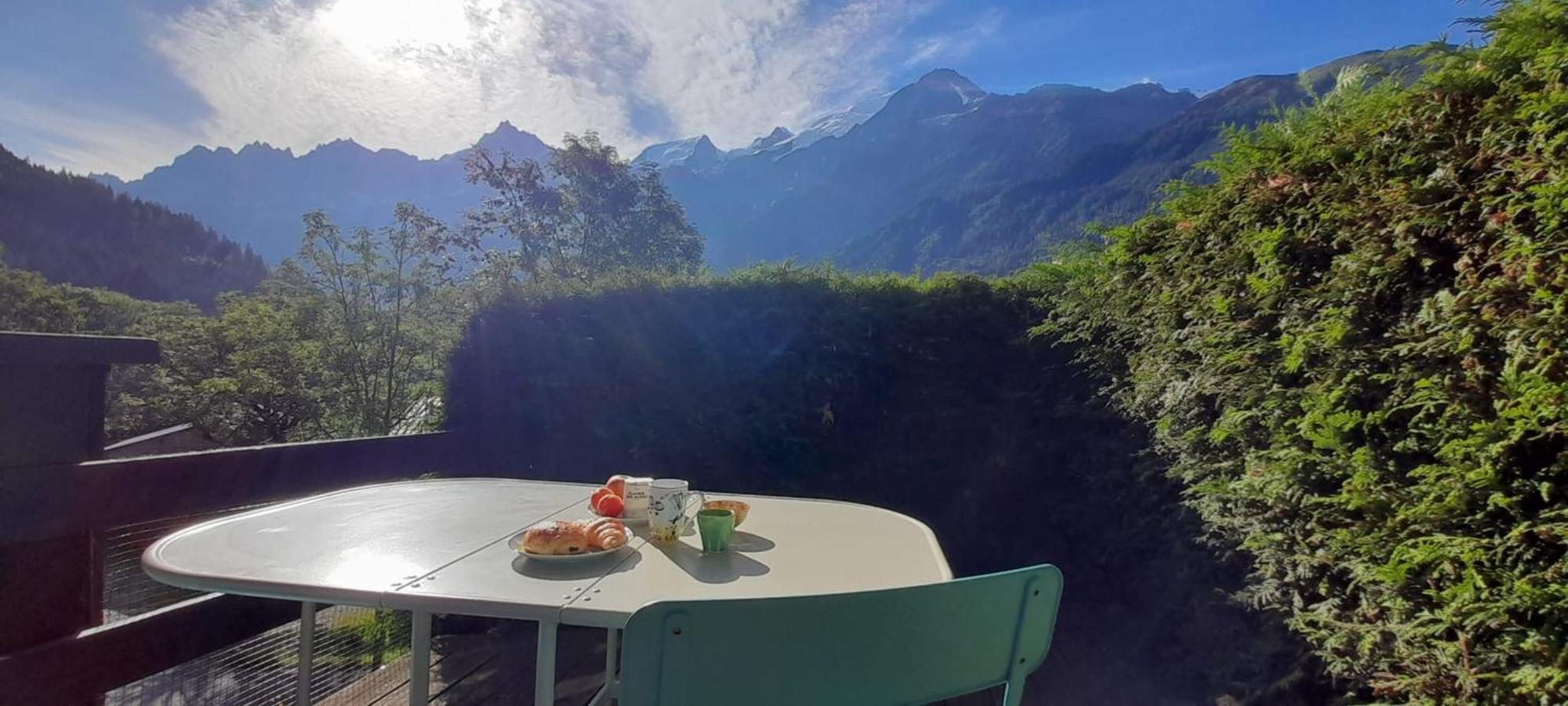 Rare Pearl With Incredible Views Apartment Les Houches Exterior photo